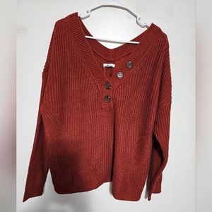 *FLASH SALE* Maurices burnt orange crop sweater X
